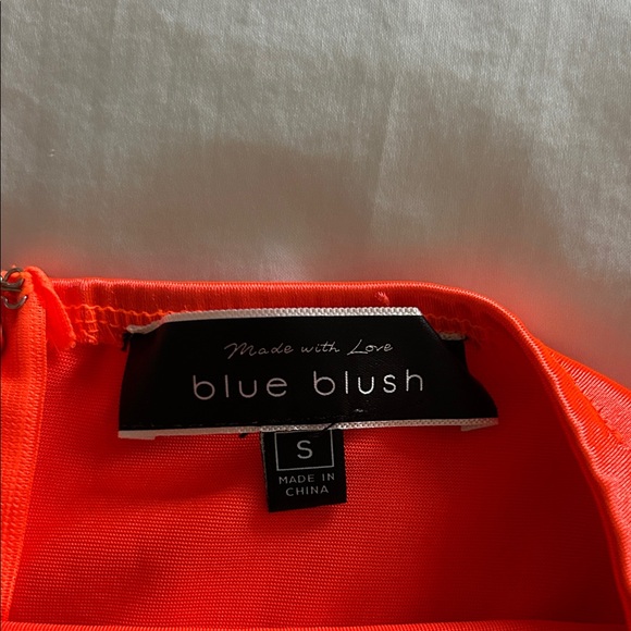 Blue Blush Radiant Orange Dress - Picture 2 of 5